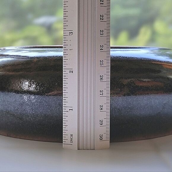 Vtg handmade stoneware snack serving bowl - Picture 6 of 10